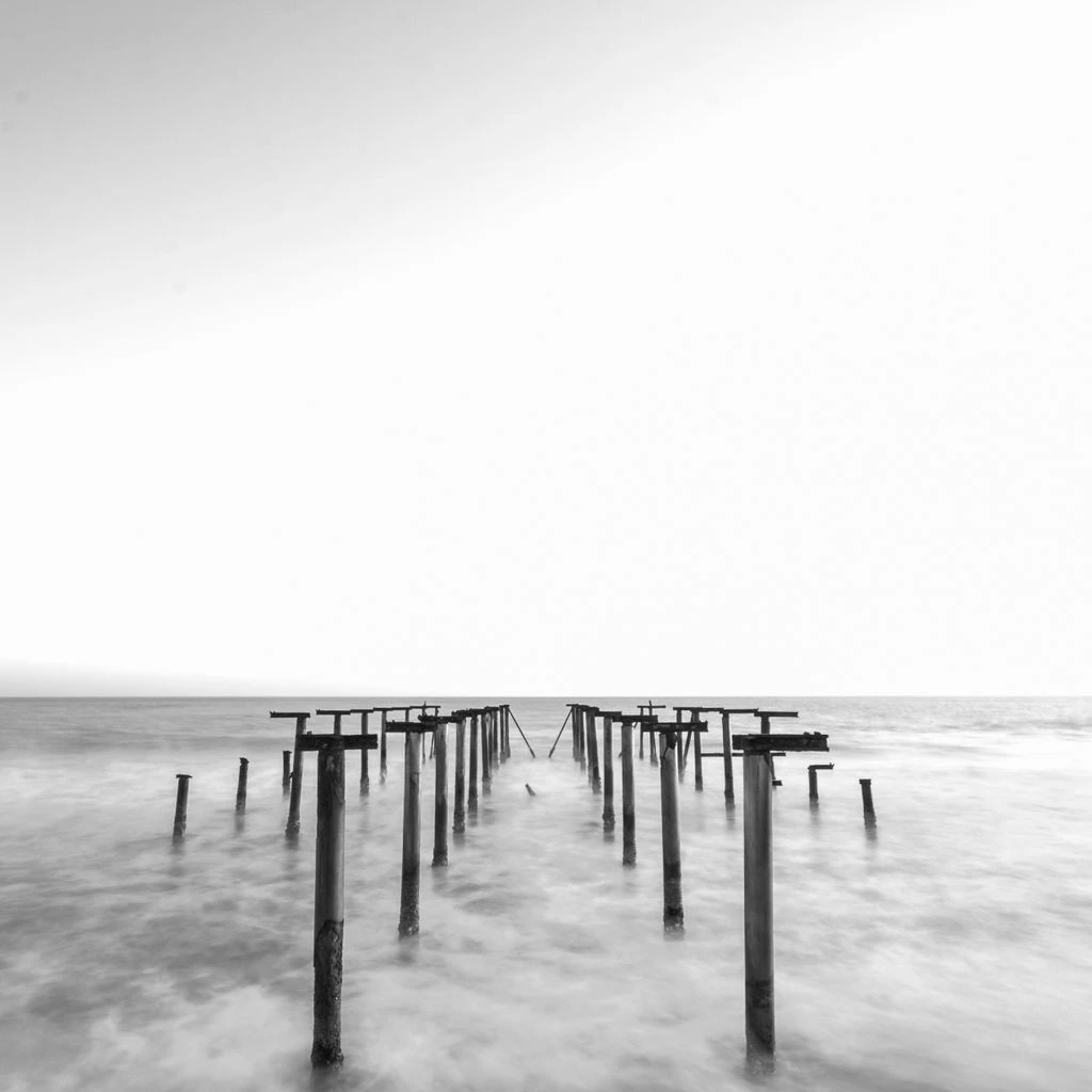 A wooden jetty at Pulau Aman
